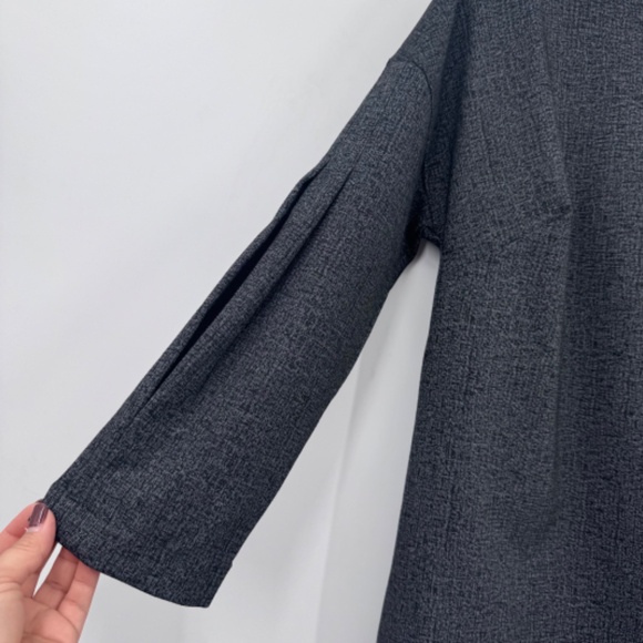 Banana Republic Dress Women Small Petite NEW Gray Black Short  Shift Career - Picture 3 of 14